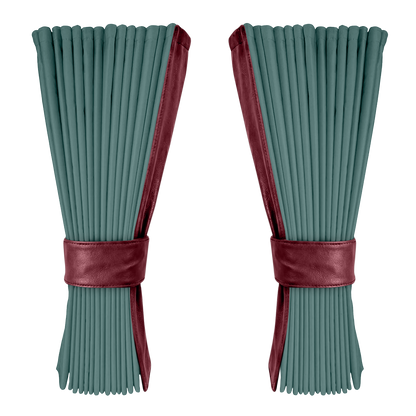 Gardin aronagrøn alcantar med nappa