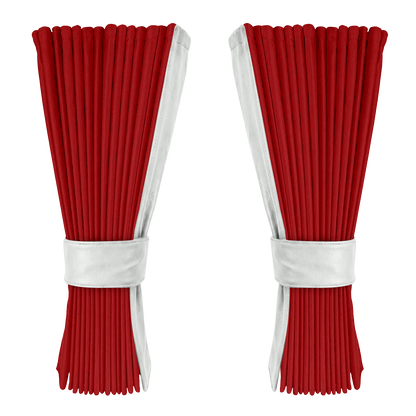 Gardin vinrød alcantar med nappa