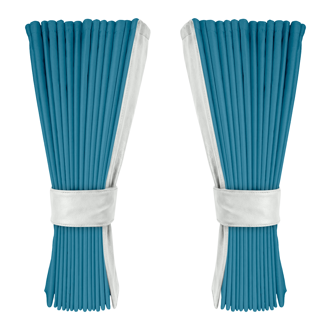 Gardin tropicalblå alcantar med nappa