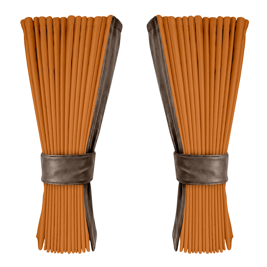 Gardin cognac alcantar med nappa