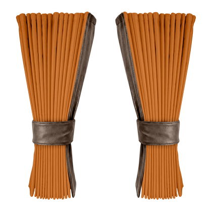 Gardin cognac alcantar med nappa