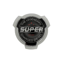 Frontemblem Super sort - Hvid