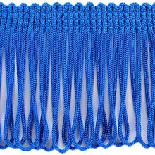 Frynse loop blå - 5cm