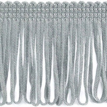 Frynse loop grå - 5cm