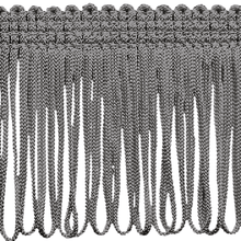 Frynse loop mørkegrå - 5cm