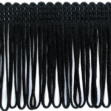 Frynse loop sort - 5cm