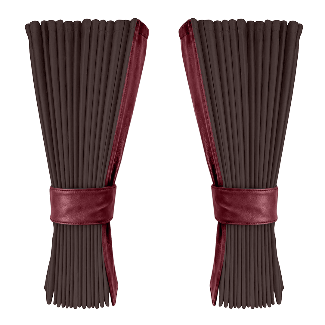 Gardin anthracite alcantar med nappa - Bordeaux - KJoF - 