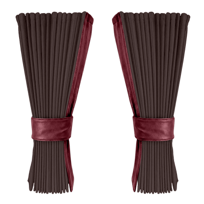 Gardin anthracite alcantar med nappa - Bordeaux - KJoF - 