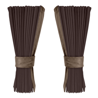 Gardin anthracite alcantar med nappa - Muldvarp - KJoF - 