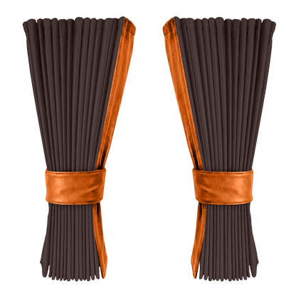 Gardin anthracite alcantar med nappa - Orange - KJoF - 