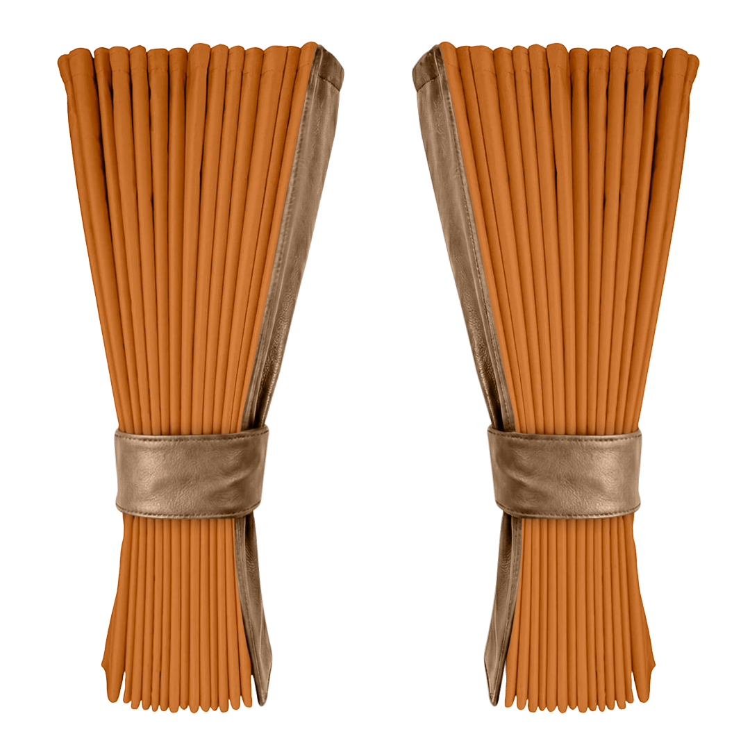 Gardin cognac alcantar med nappa - Nougat - KJoF - 