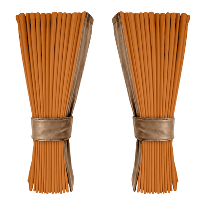 Gardin cognac alcantar med nappa - Nougat - KJoF - 