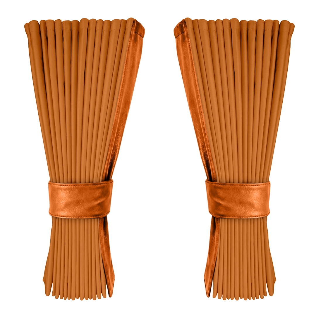 Gardin cognac alcantar med nappa - Orange - KJoF - 