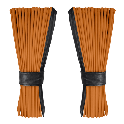 Gardin cognac alcantar med nappa - Sort - KJoF - 