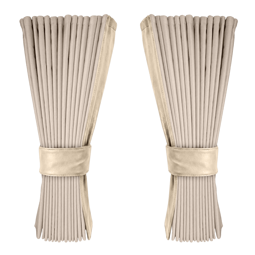 Gardin cream alcantar med nappa - Kiks - KJoF - 