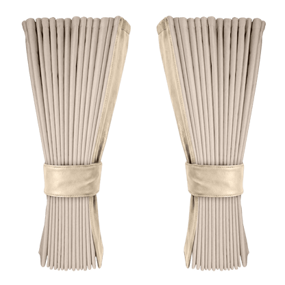 Gardin cream alcantar med nappa - Kiks - KJoF - 