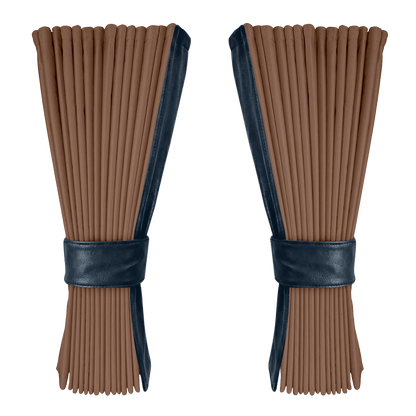 Gardin dune alcantar med nappa - cobaltblå - KJoF - 