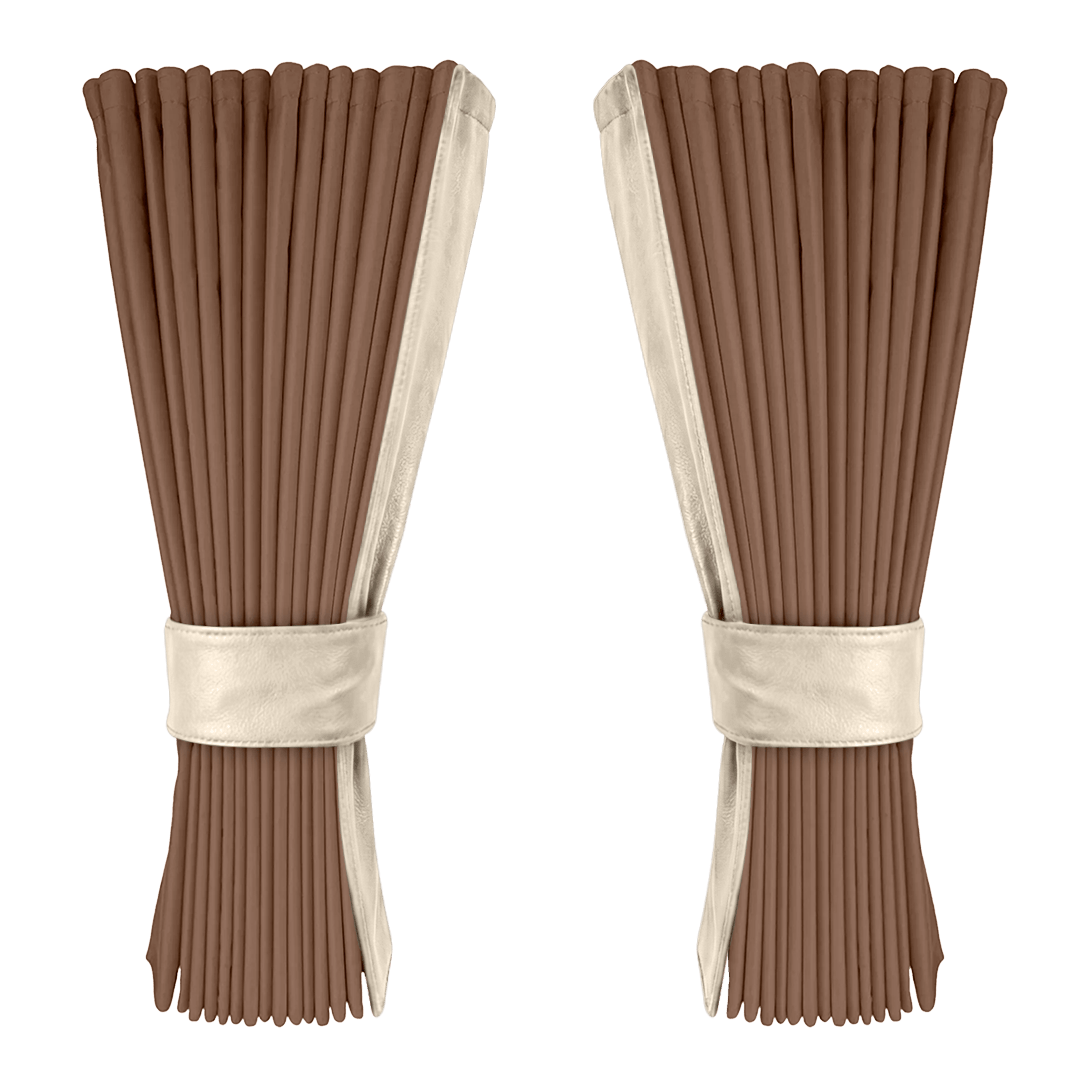 Gardin dune alcantar med nappa - Cream - KJoF - 