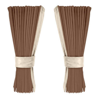 Gardin dune alcantar med nappa - Cream - KJoF - 