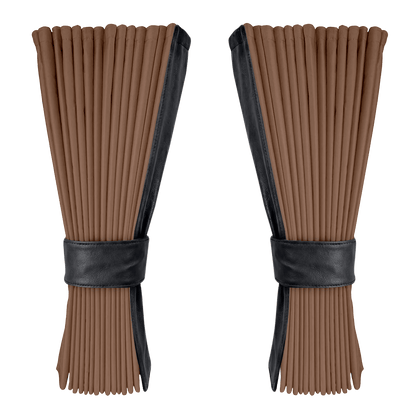 Gardin dune alcantar med nappa - Grafitgrå - KJoF - 