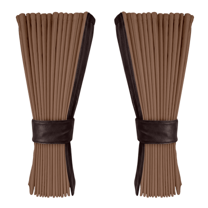 Gardin dune alcantar med nappa - Mokkabrun - KJoF - 