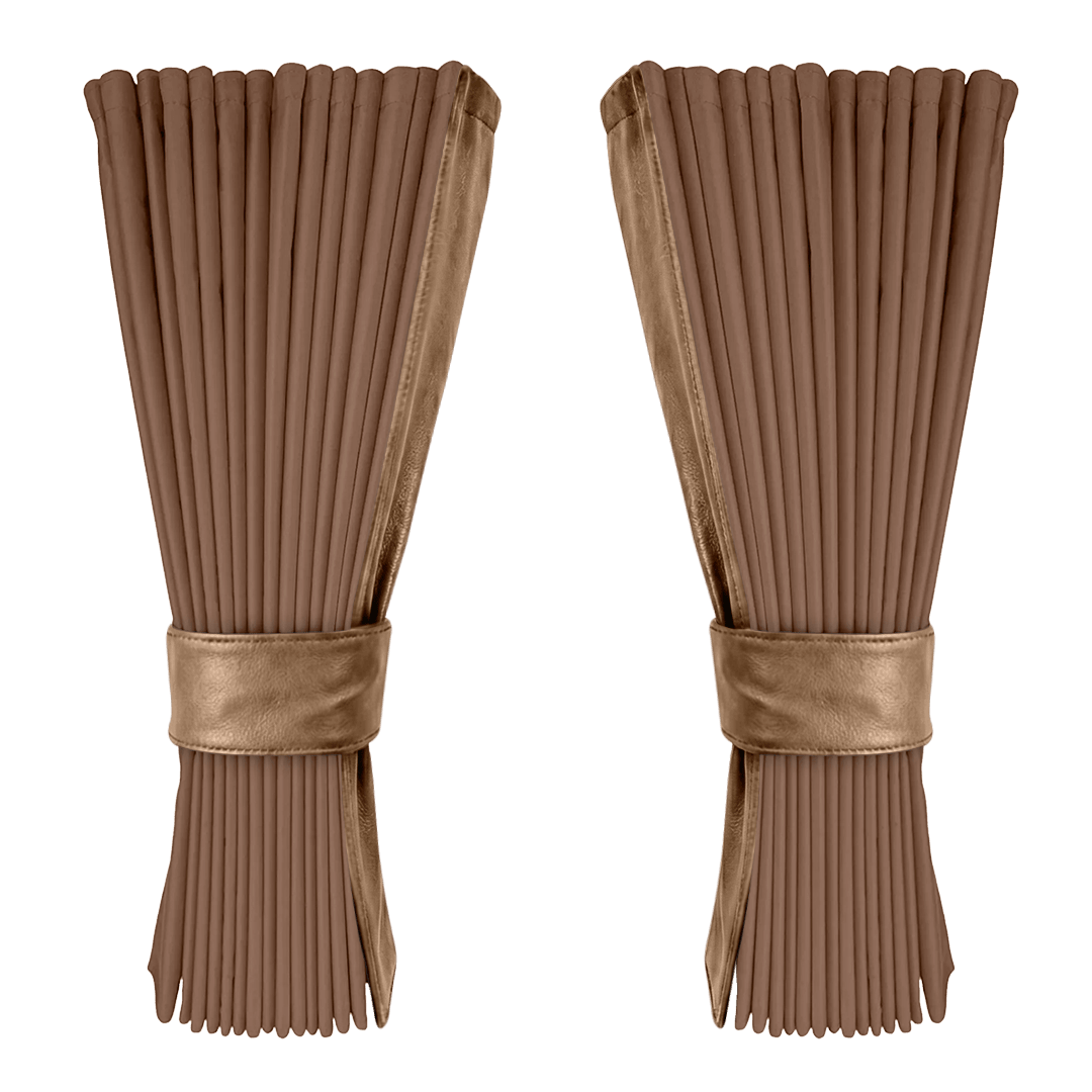 Gardin dune alcantar med nappa - Nougat - KJoF - 