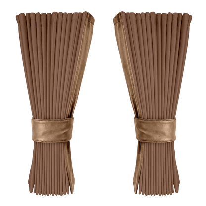 Gardin dune alcantar med nappa - Nougat - KJoF - 