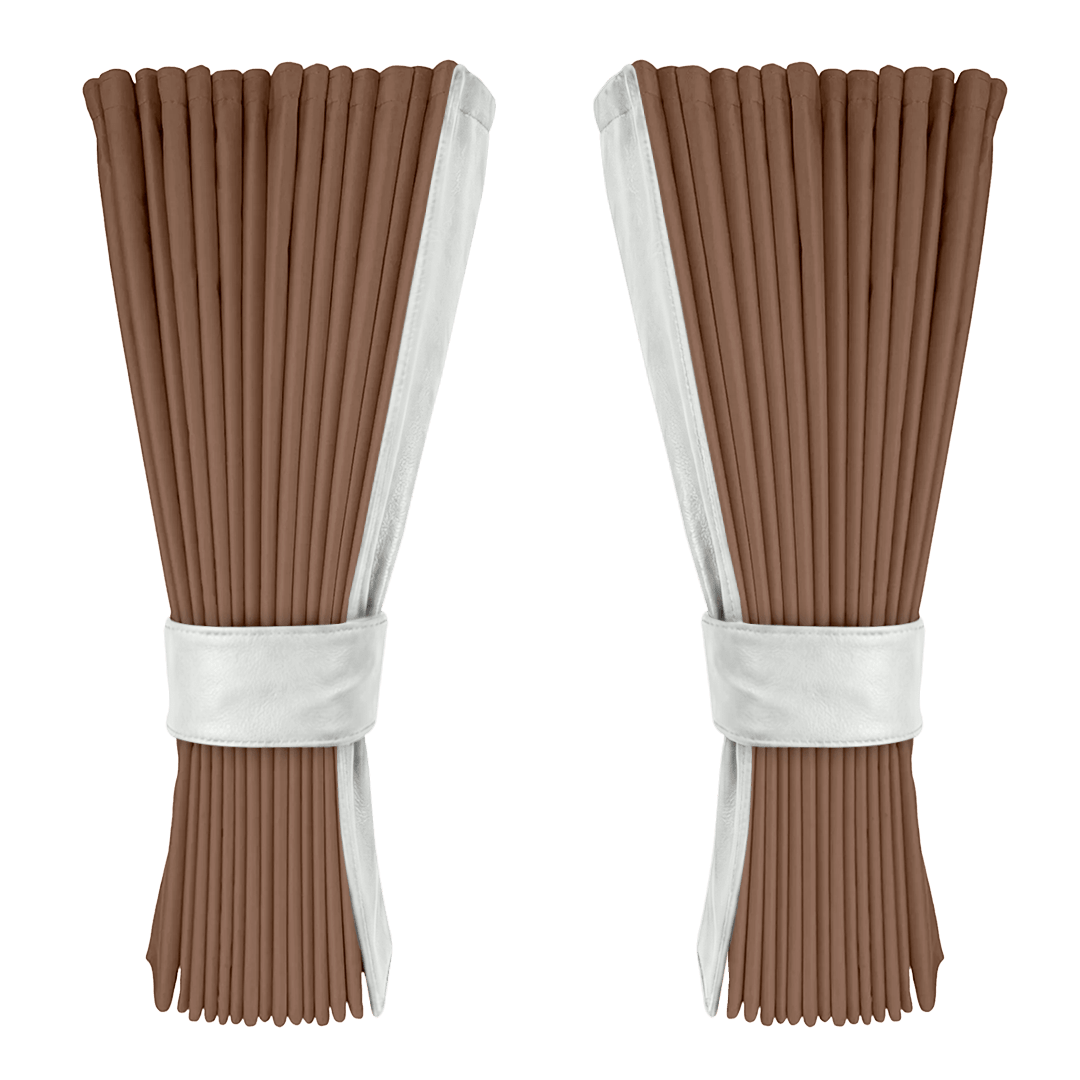 Gardin dune alcantar med nappa - Skyhvid - KJoF - 