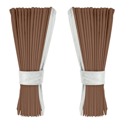 Gardin dune alcantar med nappa - Skyhvid - KJoF - 