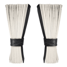 Gardin elfenben alcantar med nappa - Sort - KJoF - 