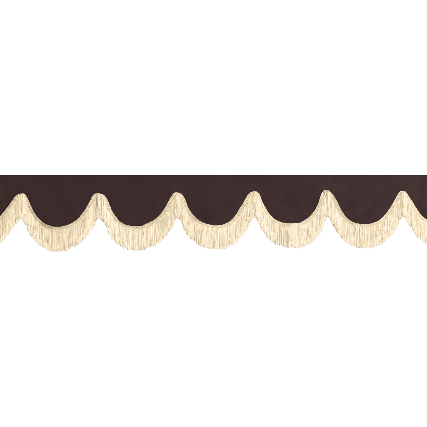 Gardin forrude alcantar anthracite - 12cm - KJoF - Beige - 5cm