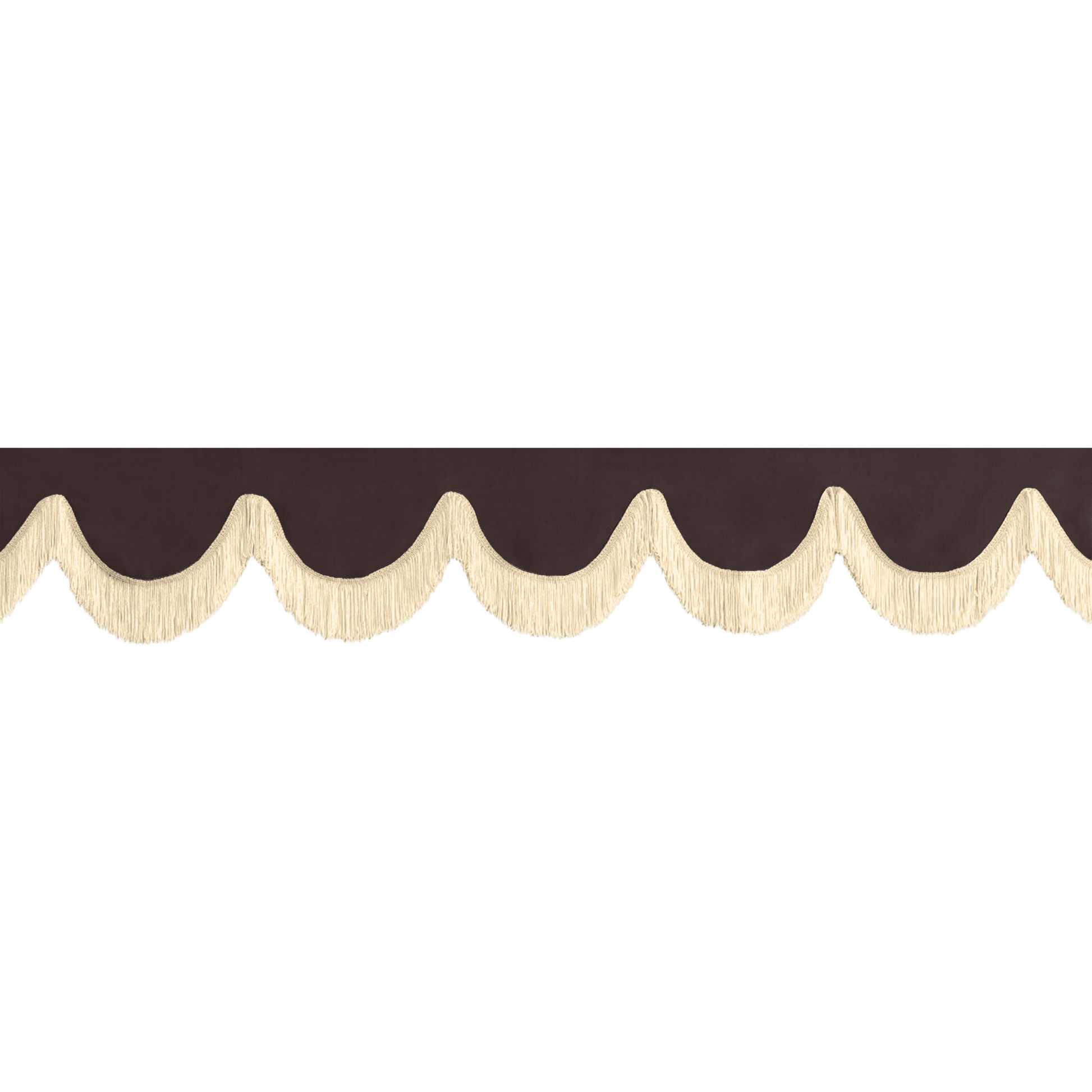 Gardin forrude alcantar anthracite - 12cm - KJoF - Beige - 5cm