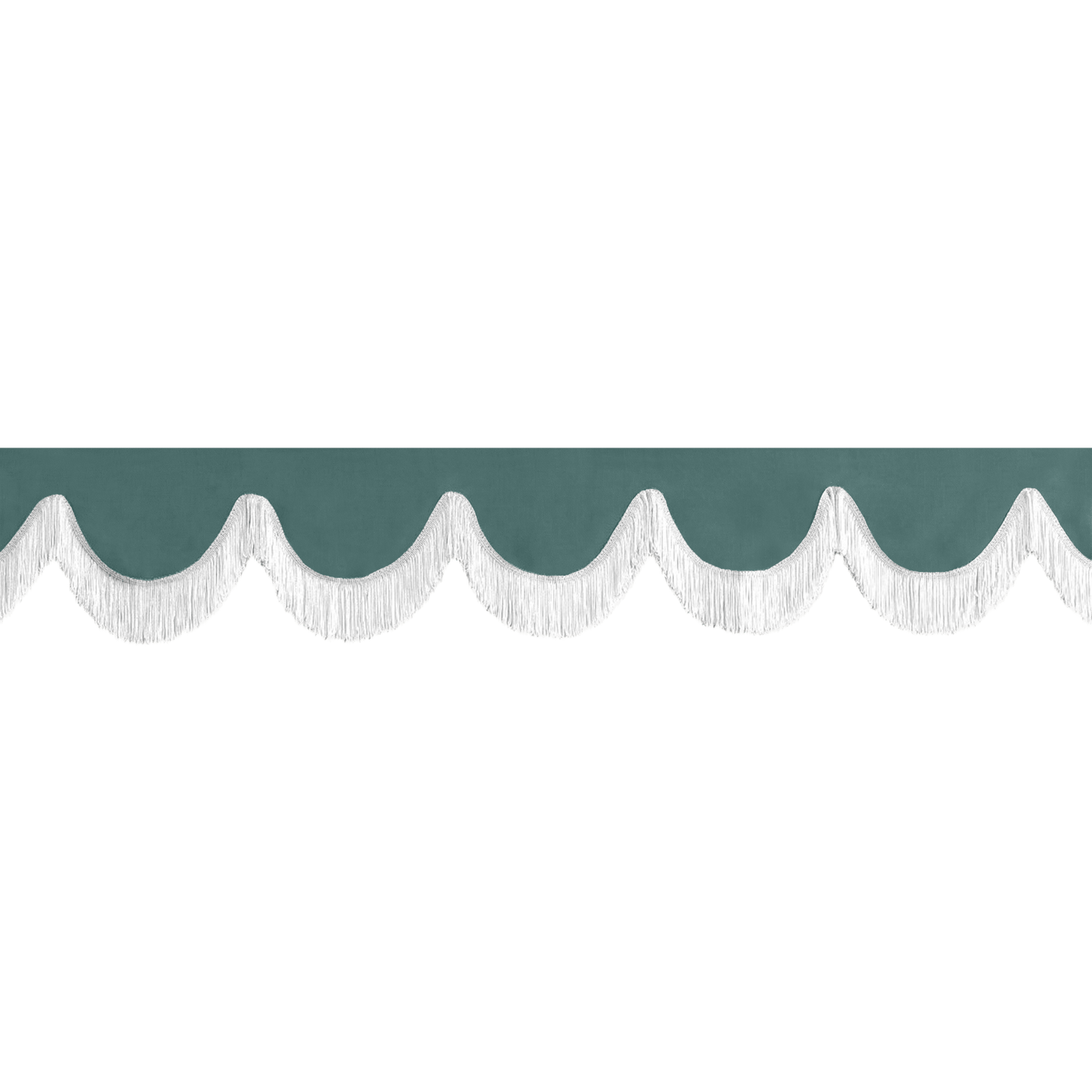 Gardin forrude alcantar aronagrøn - 12cm - KJoF - Hvid - 5cm