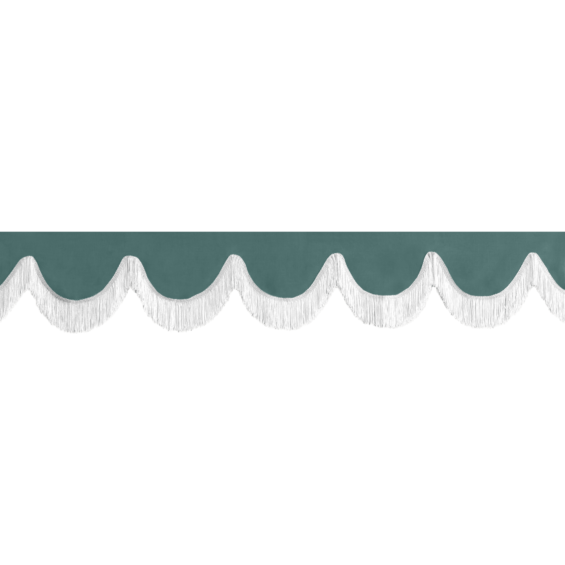 Gardin forrude alcantar aronagrøn - 12cm - KJoF - Hvid - 5cm