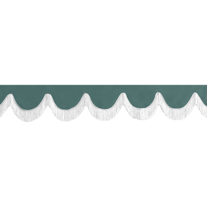 Gardin forrude alcantar aronagrøn - 12cm - KJoF - Hvid - 5cm