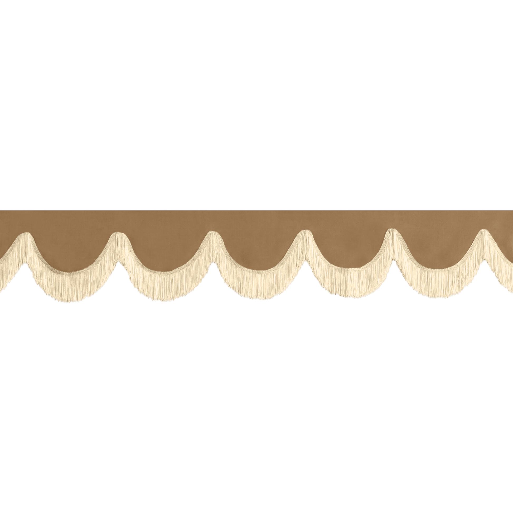 Gardin forrude alcantar beige - 12cm - KJoF - Beige - 5cm