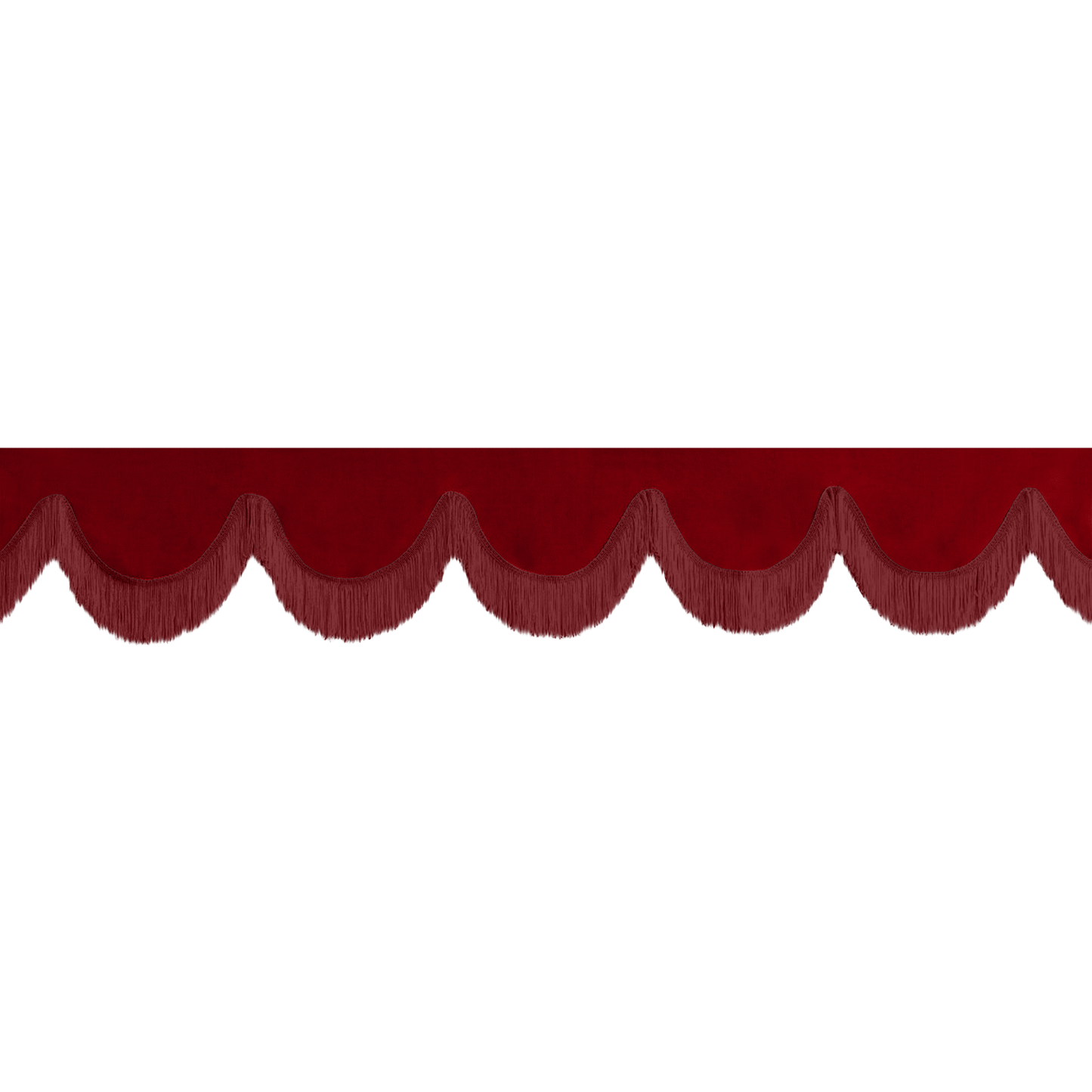 Gardin forrude alcantar bordeaux - 12cm - KJoF - Bordeaux - 5cm