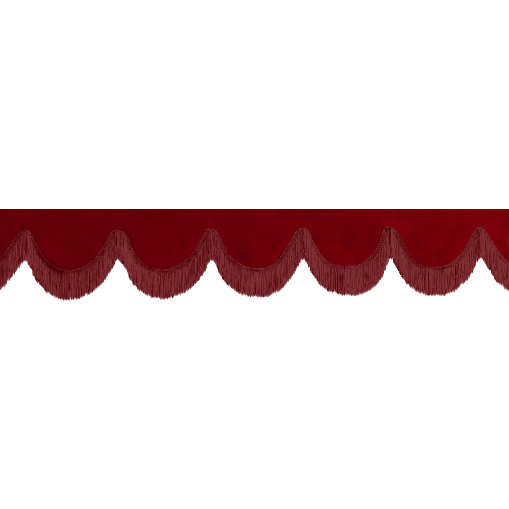 Gardin forrude alcantar bordeaux - 12cm - KJoF - Bordeaux - 5cm