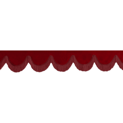 Gardin forrude alcantar bordeaux - 12cm - KJoF - Bordeaux - 5cm