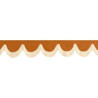 Gardin forrude alcantar cognac - 12cm - KJoF - Beige - 5cm