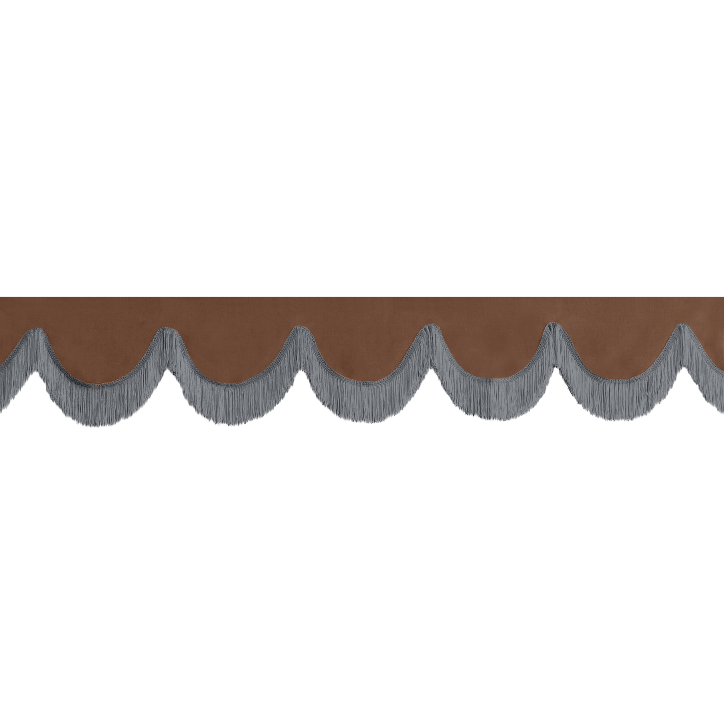 Gardin forrude alcantar dune - 12cm - KJoF - Mørkegrå - 5cm