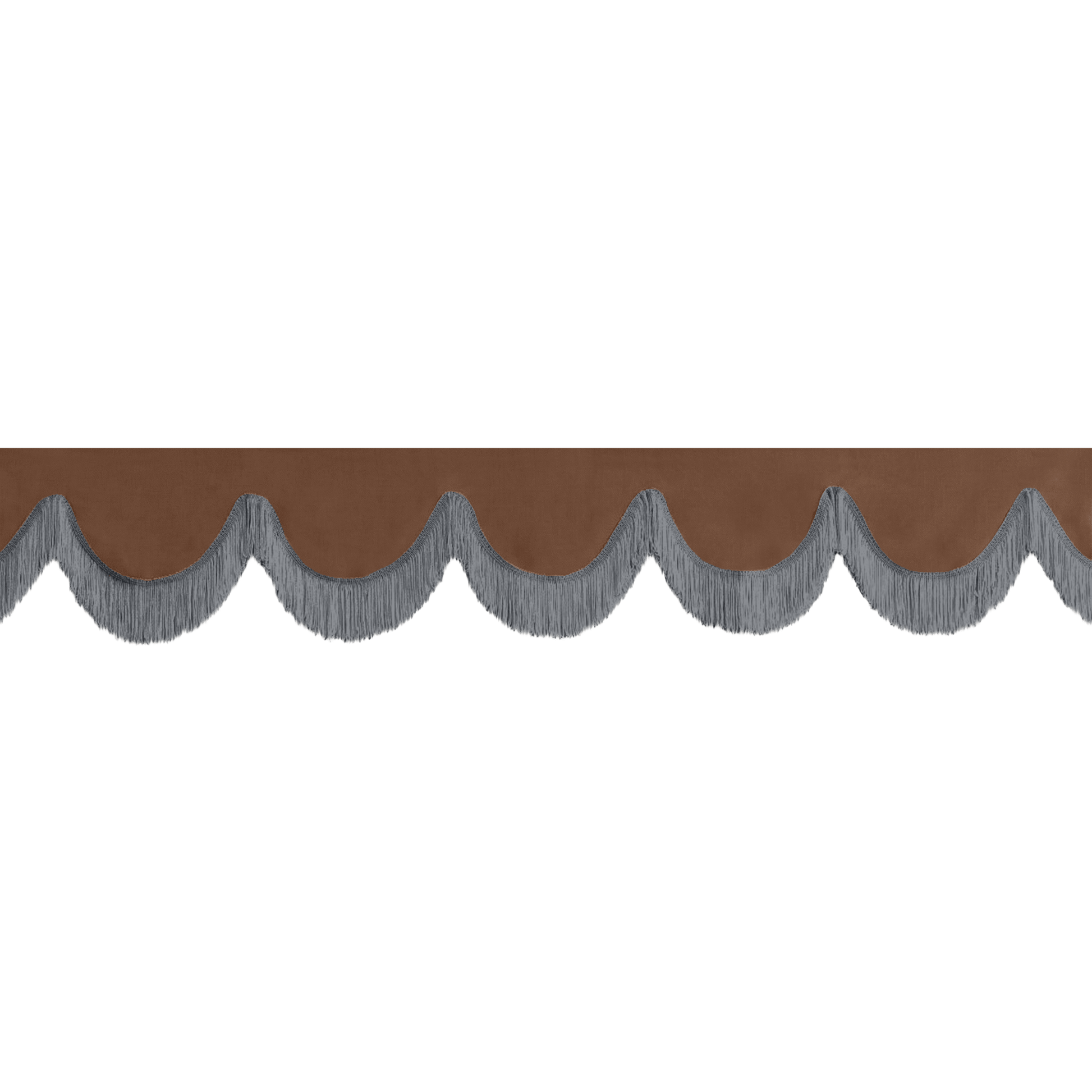 Gardin forrude alcantar dune - 12cm - KJoF - Mørkegrå - 5cm