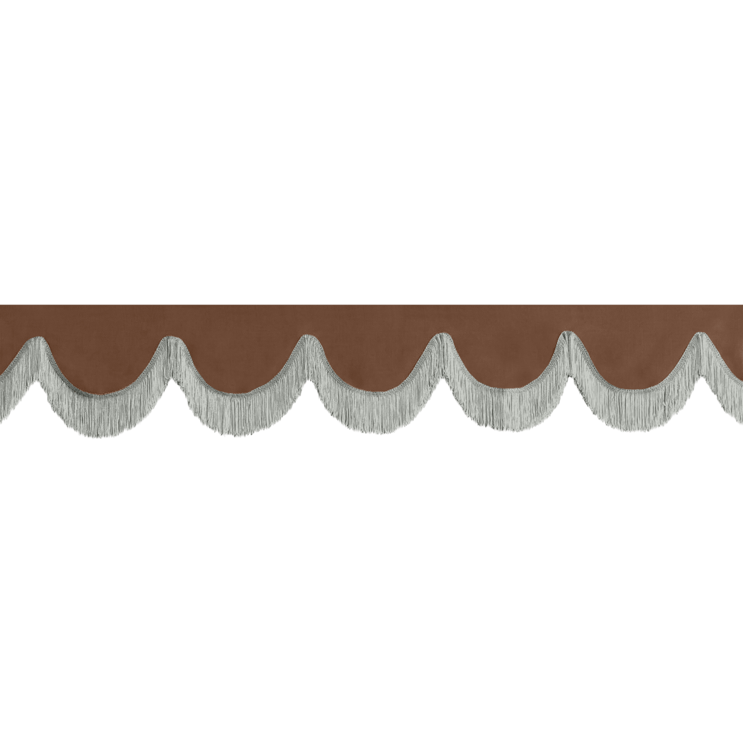 Gardin forrude alcantar dune - 12cm - KJoF - Grå - 5cm