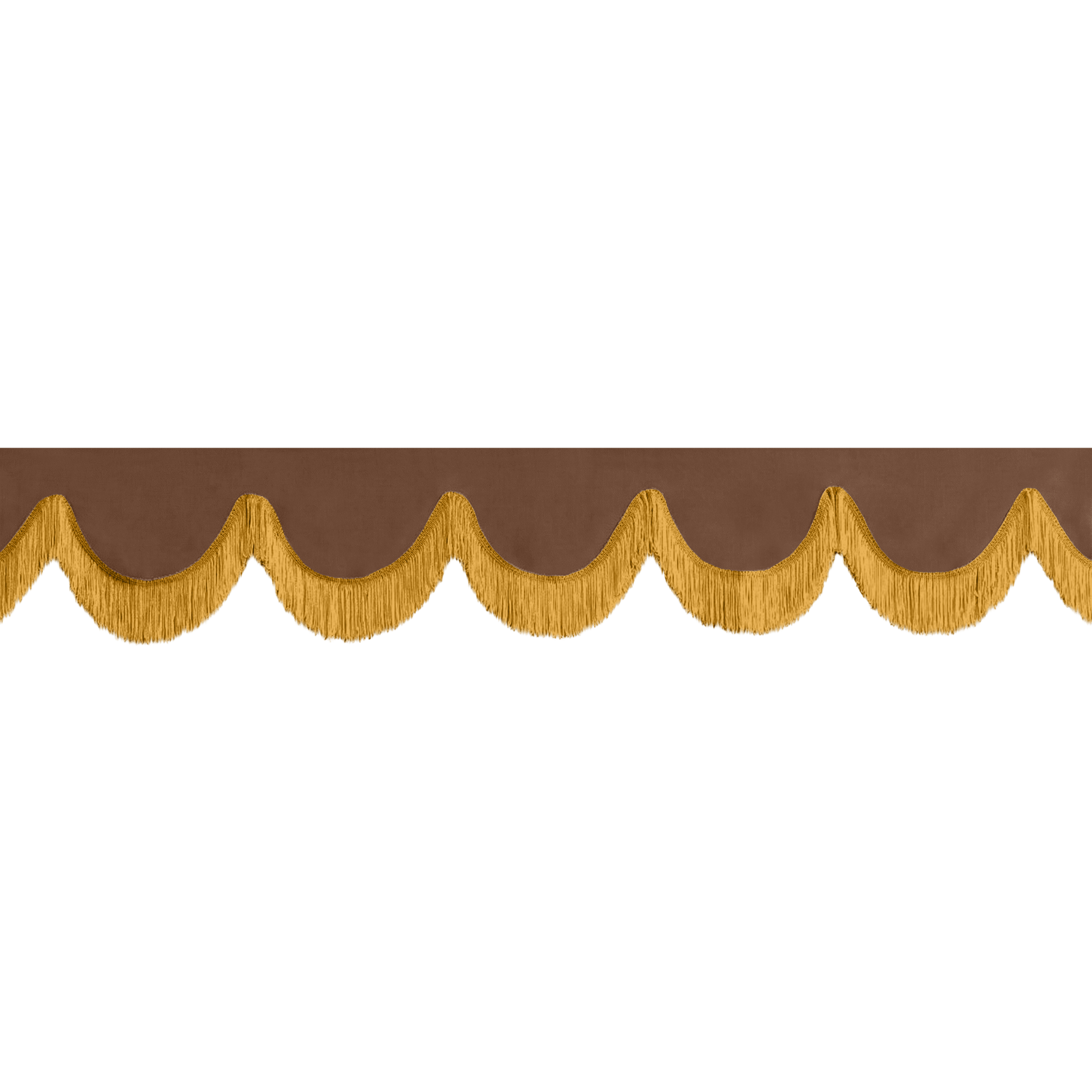 Gardin forrude alcantar dune - 12cm - KJoF - Guld - 5cm