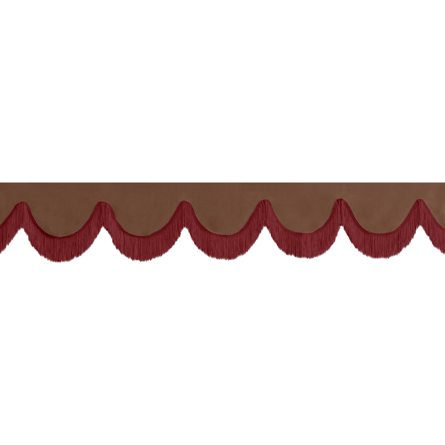 Gardin forrude alcantar dune - 12cm - KJoF - Bordeaux - 5cm