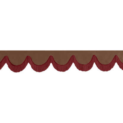 Gardin forrude alcantar dune - 12cm - KJoF - Bordeaux - 5cm