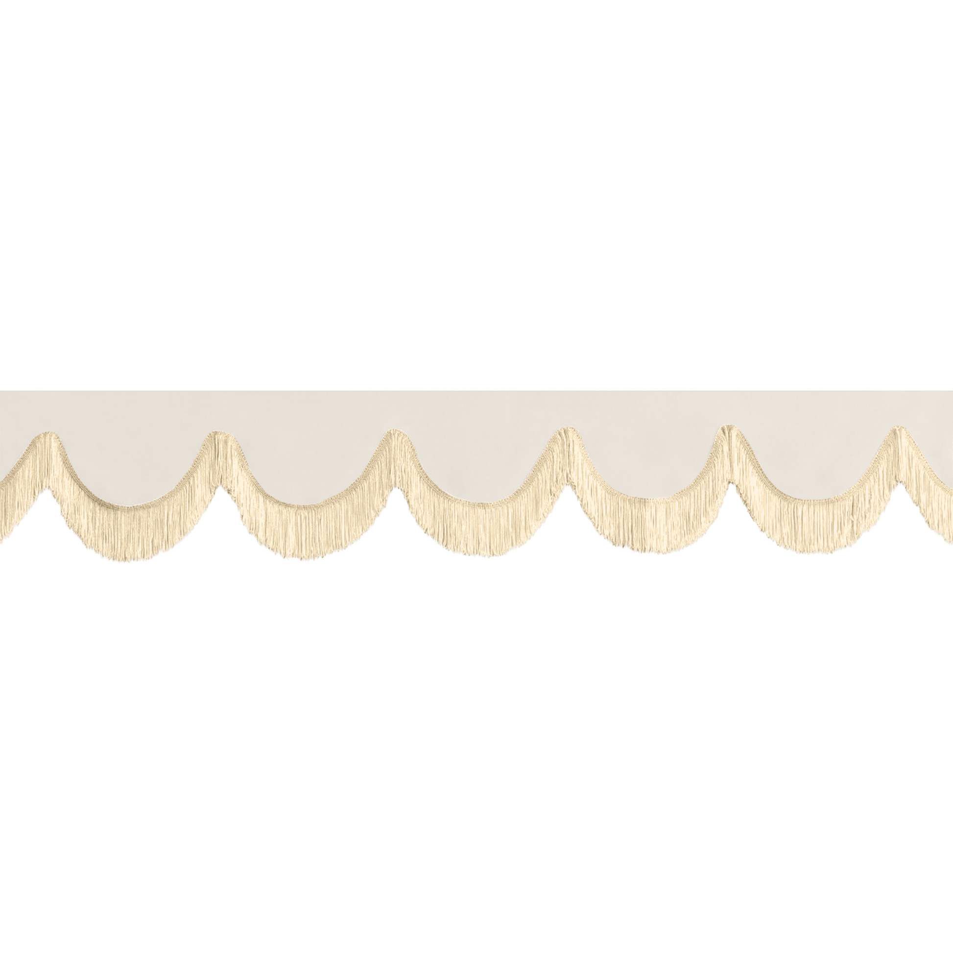 Gardin forrude alcantar elfenben - 12cm - KJoF - Beige - 5cm
