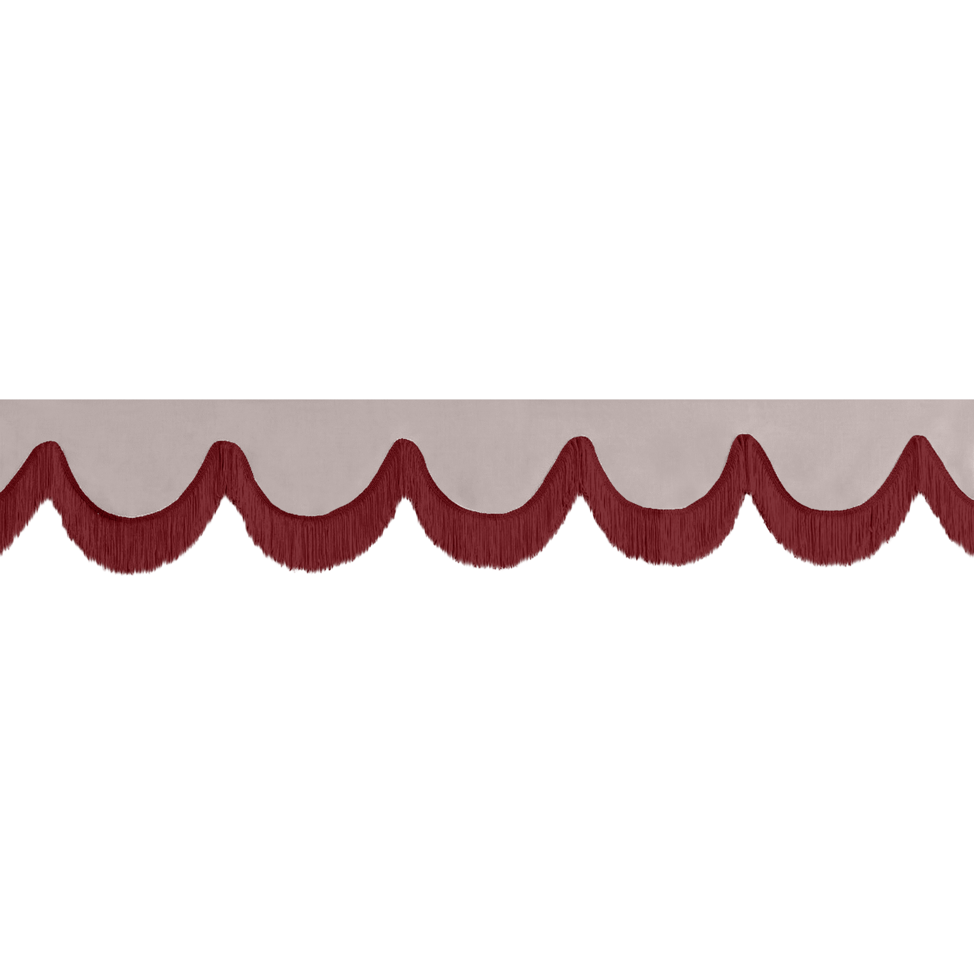 Gardin forrude alcantar grå - 12cm - KJoF - Bordeaux - 5cm