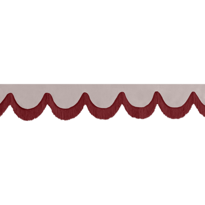 Gardin forrude alcantar grå - 12cm - KJoF - Bordeaux - 5cm