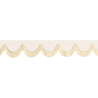 Gardin forrude alcantar hvid - 12cm - KJoF - Beige - 5cm